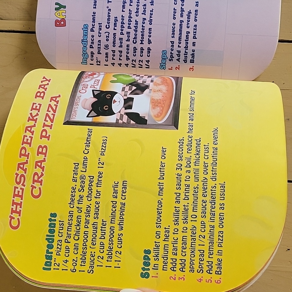🌺3 For $10 Junior Cookbook Collection Pizza! Fun For Kids & Parents - Picture 9 of 13
